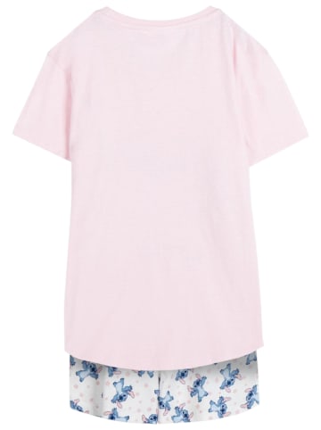 Cerda Schlafanzug kurz Disney Stitch in Rosa