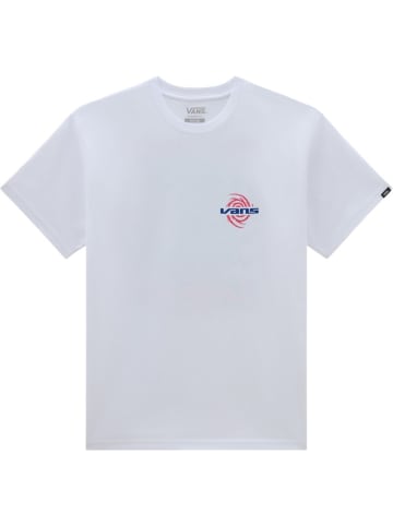 Vans T-Shirt "Wormhole Warped Ss Tee" in Weiß