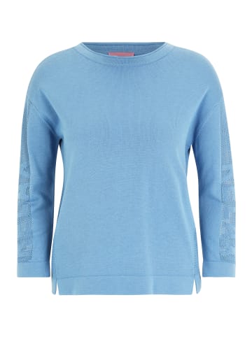 Betty Barclay Feinstrickpullover mit Strickdetails in Ocean Blue