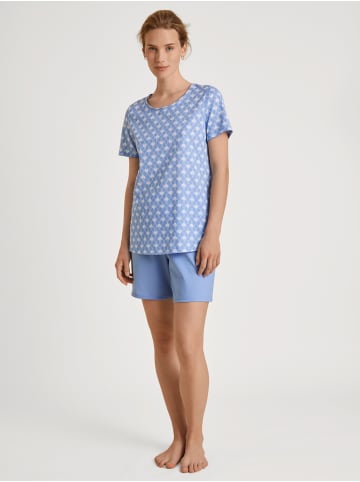 Calida Pyjama in hydrangea blue
