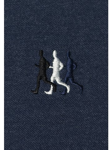 GreenBomb Polo-Shirt Lifestyle Run in Marineblau