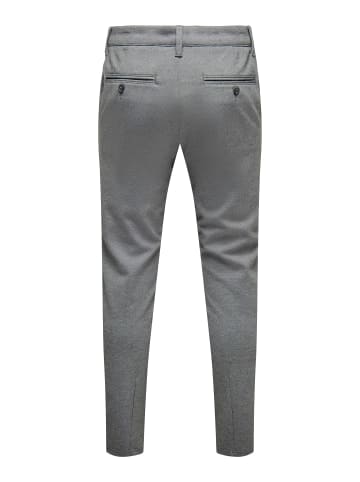 ONLY & SONS Chino Hose in Medium Grey Melange 1