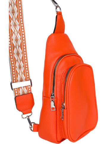 styleBREAKER One Shoulder Rucksack Tasche in Orange