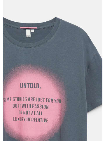QS T-Shirt in 98D1_anthrazit