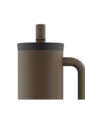 24Bottles Straw Trinkbecher 800 ml in mocha