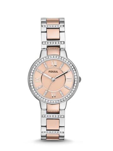 Fossil Armbanduhr in Roségold