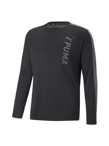 Puma Rundhals T-Shirt für Damen in schwarz