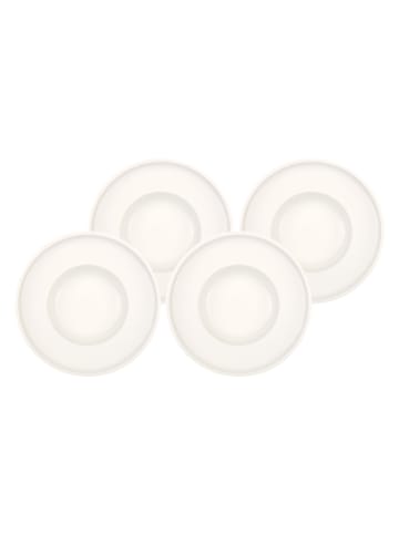 Villeroy & Boch 4er Set Pastateller Artesano Original in Weiß ø 30 cm in weiß