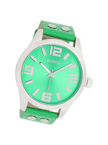 Oozoo Armbanduhr Oozoo Timepieces grün extra groß (ca. 46mm)