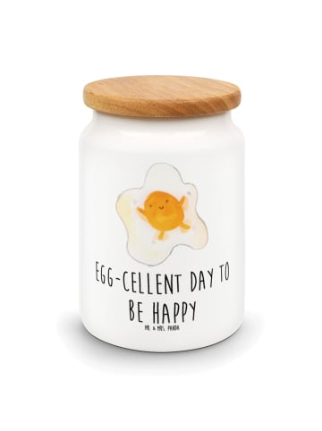 Mr. & Mrs. Panda aufbewahrungsbehälter Spiegelei Ei mit Spruch in Weiß