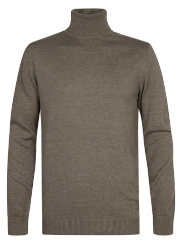 Petrol Industries Feinstrickrollkragenpullover Vail in Grün