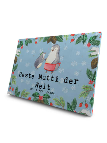 Mr. & Mrs. Panda Adventskalender Pinguin Beste Mutti der Welt mi... in Eisblau