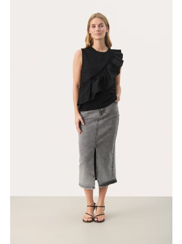 PART TWO Ärmellose Bluse JulievePW Gerade Passform in Black