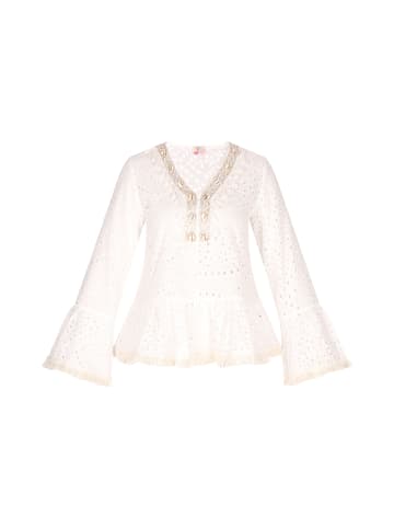 IZIA Damen Bluse in Wollweiss