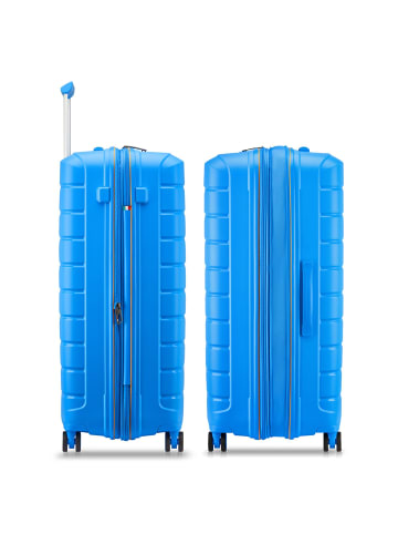 Roncato B-Flying Move 4 Rollen Trolley 78 cm mit Dehnfalte in sky blau