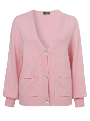 VIA APPIA DUE  Strickjacke Feminine Strickjacke mit meliertem Allover-Muster in rosa melange