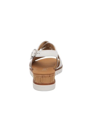 Gabor Riemchensandalen in Weiss