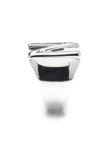 Luxenter Ring  mit Silberfinish – Alphabet
