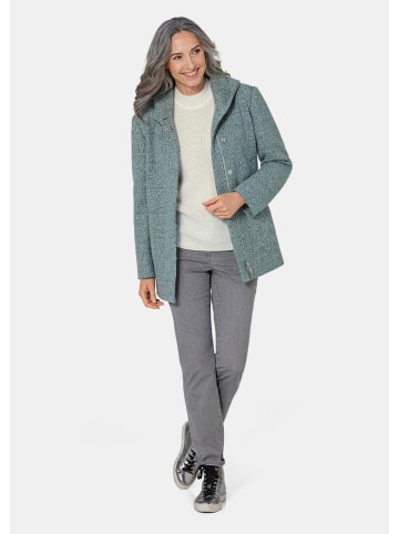 GOLDNER Boucle-Jacke in rosmarin