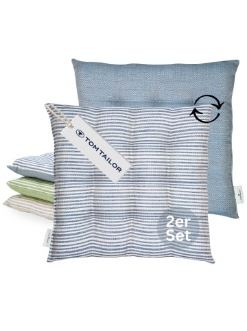 Tom Tailor Sitzkissen 2er Sparset FRESHSTRIPE2ER 2 in Navy