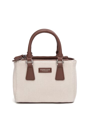 DIANA Handtasche in LEATHER AND WHITE