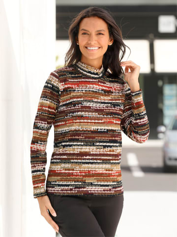 WITT WEIDEN Druck-Shirt in rostrot-sesam-bedruckt