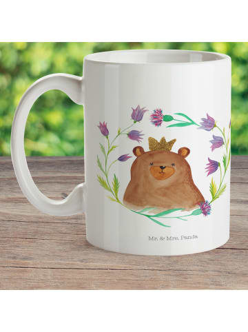 Mr. & Mrs. Panda Kindertasse Bär Königin ohne Spruch in Weiß