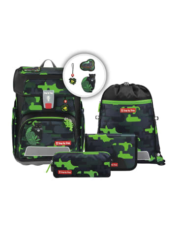 Step by Step 5tlg. Ranzen-Set CLOUD in Black Cat Chiko 2