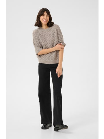 Kaffe Strickpullover KAkani in Elephant Skin