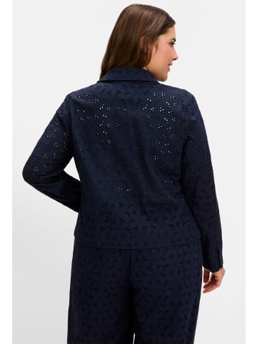 sheego Blazer in tiefblau