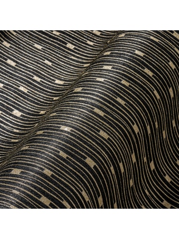 A.S. Création Tapete Linear Dots in Tannengrün