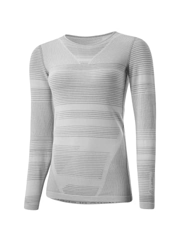 Löffler W SHIRT L/S TRANSTEX RETRX in Steingrau