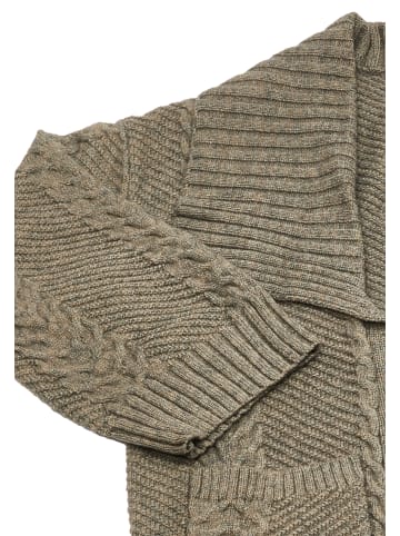 caissa Damen Strickjacke in Taupe Melange