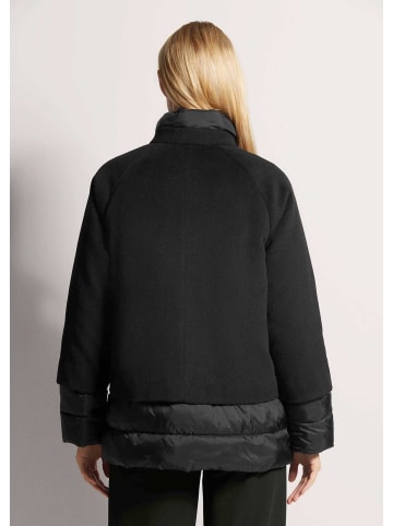 MADELEINE Jacke in Double-Layer-Optik in schwarz