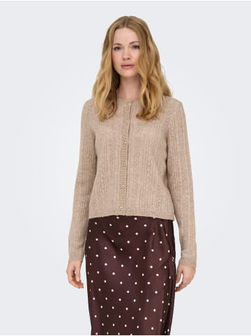 JDY Strickjacke in Silver Mink