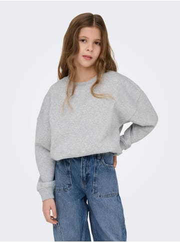 KIDS ONLY Sweatshirt in Light Grey Melange
