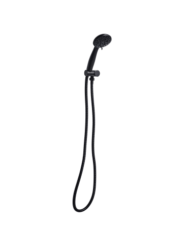 Beliani Wannenarmaturen MACAY in Schwarz - (W) 9 x (H) 23 x (L) 4 cm