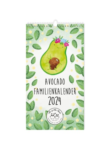 Mr. & Mrs. Panda Familienkalender 2024 Avocado Collection ohne S... in Weiß