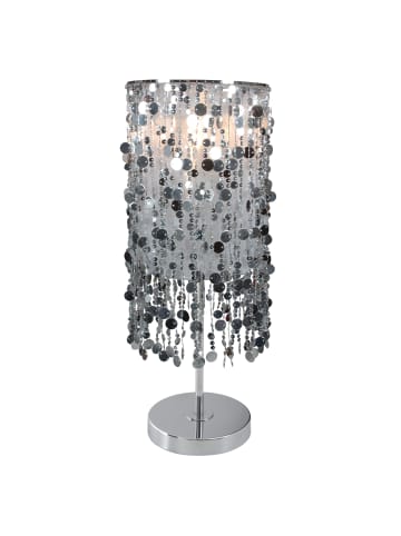 näve Pendelleuchte "Kira" in silber - (L)27 cm x (B)27 cm x (H)52 cm