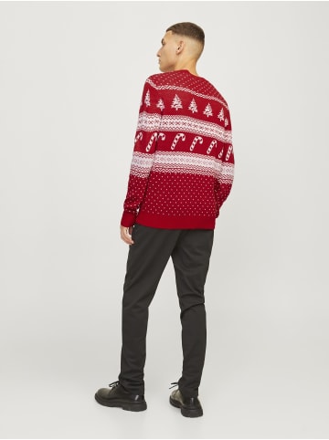 Jack & Jones Strickpullover in Scarlet Sage