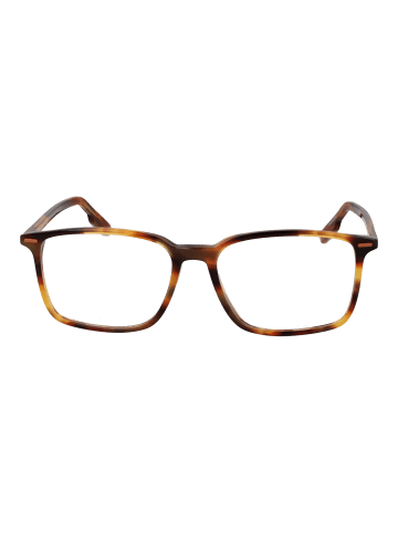 Ermenegildo Zegna Unisex Optische Fassungen Rechtwinklig Braun
