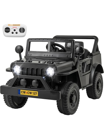 COSTWAY 12V Elektroauto für Kinder in Schwarz