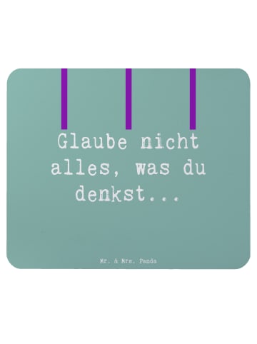 Mr. & Mrs. Panda Mauspad Spruch Selbstvertrauen und Klarheit mit... in Meeresbrise