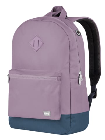 Hauptstadtkoffer blnbag U6 – Tagesrucksack mit Steckfach für Laptop in Rosa-Blau