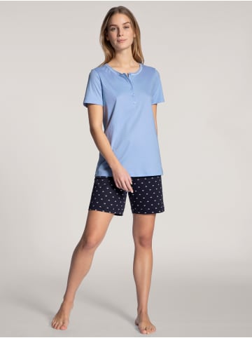 Calida Pyjama in dark lapis blue