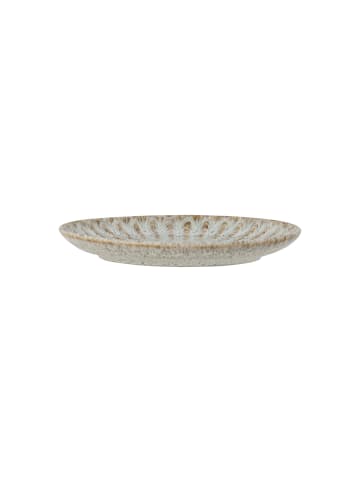 Bloomingville Fleur Frühstücksteller aus Steingut in natur