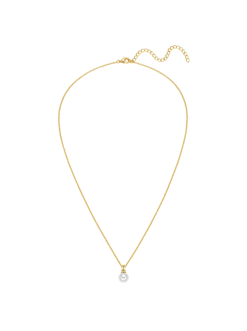 Rafaela Donata Kette aus Sterling Silber mit Muschelkernperle in gelbgold