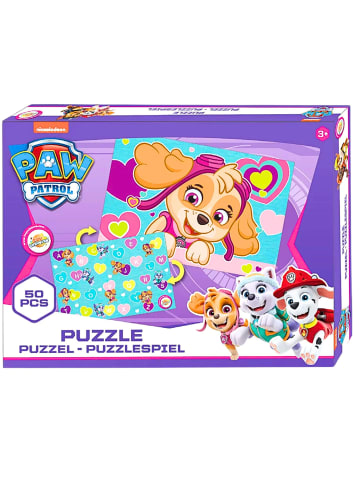 Paw Patrol 50tlg. Kinderpuzzle 2in1 Paw Patrol Skye in Bunt