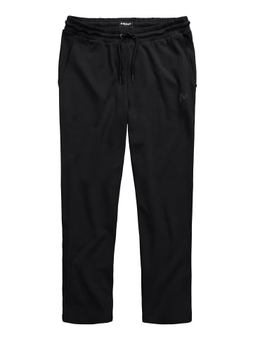 Men Plus Lange Sweathose in schwarz