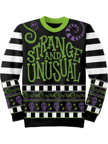 Beetlejuice Pullover "Strange & Unusual Jumper" in Multicolor